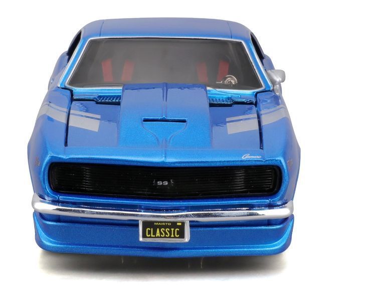 Машинка іграшкова 1968 Chevrolet Camaro Z/28, масштаб 1:24 синій 32508 blue фото