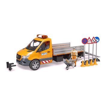 Игрушечный автомобиль дорожной службы "MB Sprinter" с фигуркой и аксессуарами. 02677 фото