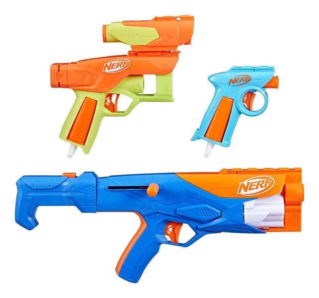 Набір з 3-х іграшкових бластерів та 18 стріл, серії "Nerf N Series" F8633 фото