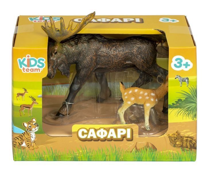Набір іграшок тварини "Сафарі" (Лось та лосеня) Q9899-A25-2 фото