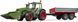 Игрушечный трактор "Fendt Vario 211" с фронтальным погрузчиком и прицепом. 02182 фото 3