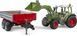 Игрушечный трактор "Fendt Vario 211" с фронтальным погрузчиком и прицепом. 02182 фото 6