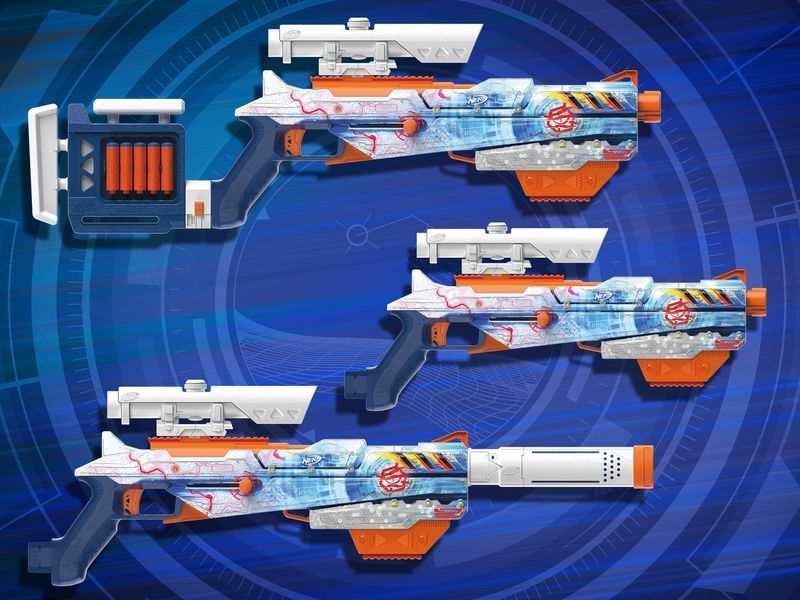 Бластер іграшковий "Nerf Loadout Arctic Zerostriker" G1763 фото