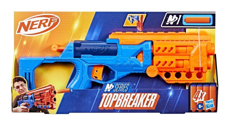 Бластер игрушечный &laquo;Топбрейкер&raquo;, серия &laquo;Nerf N Series&raquo; G0877 фото