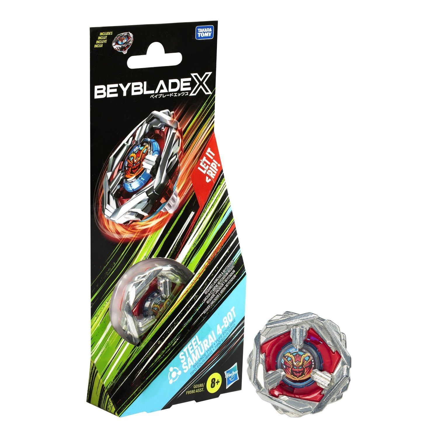 Купити Дзиґа Beyblade X: Steel Samurai F9590-G0188 в інтернет
