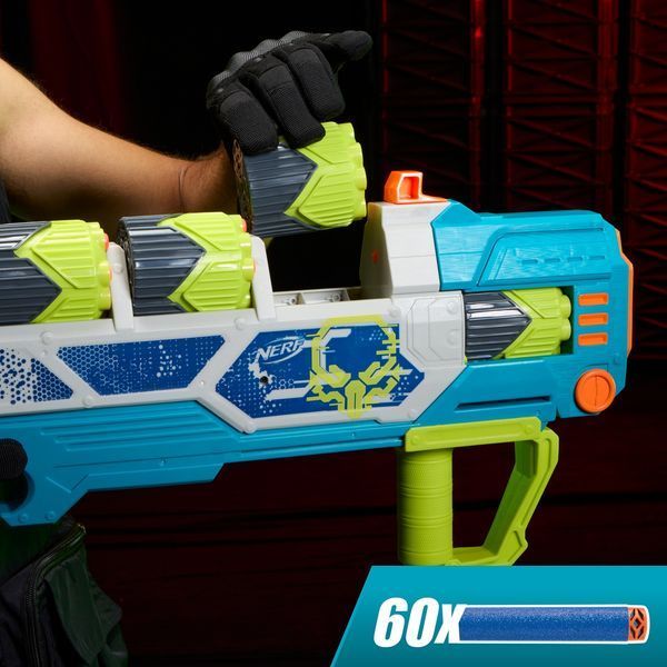 NERF Бластер іграшковий Nerf Rebel Ops Doom Cannon, 60 дротиків, 5 супершелів G2973 фото